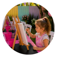Canvas Painting & Biscuit Decorating Party