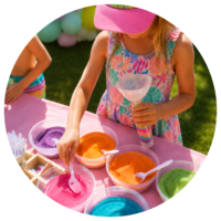 Sand Art and Biscuit Decorating Party