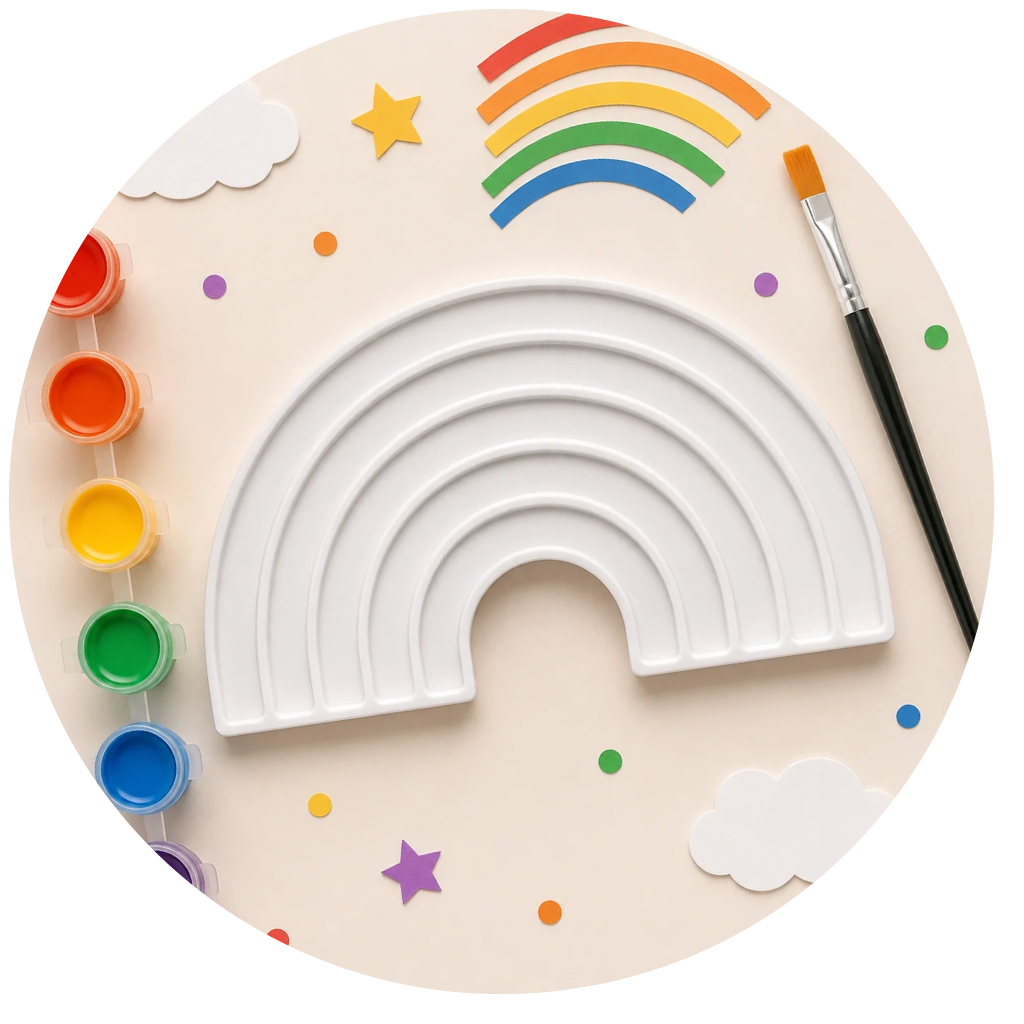 Rainbow Paint Your Print