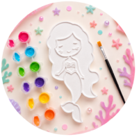 Mermaid Paint Your Print