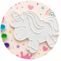 Unicorn Paint Your Print