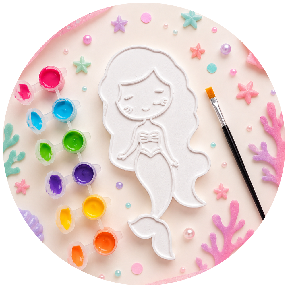 Mermaid Paint Your Print