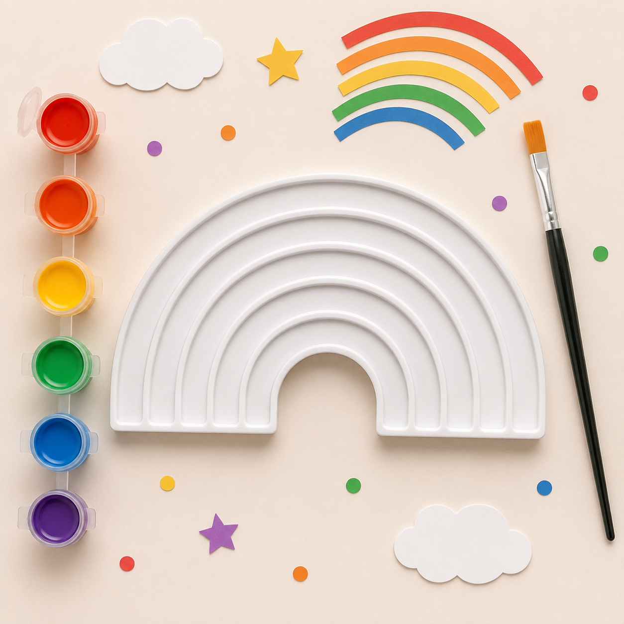 Rainbow Paint Your Print